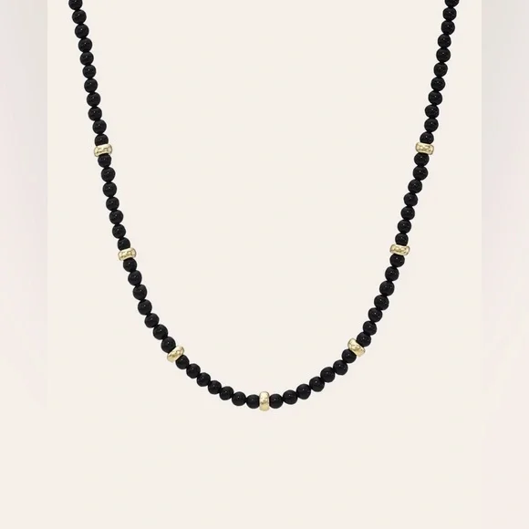 Zoe Lev Custom Black Onyx Necklace Diamond Dagger charm & enhancer Brand New 🆕 - Picture 7 of 10